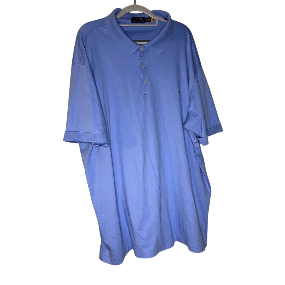 Polo Ralph Lauren blue polo big & tall embroidered logo